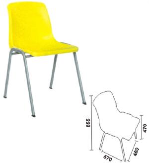 Stackable Plastic Chair, Stackable Seat, Plastic Metal Furniture, Furniture Manfuacturer In China