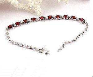 Factory For 925 Silver Naturalgarnet Bracelet, Citrine Earring , Ruby Necklace