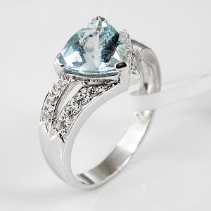 factory sterling silver blue topaz ring amethyst pendant cz jewelry fashion