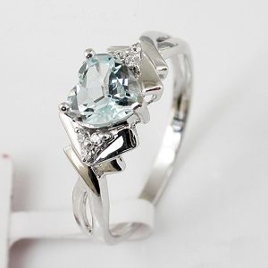 Factory For Sterling Silver Natural Blue Topaz Ring, Brass Cz Jewelry, Natural Gem Stone Jewelry