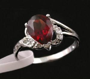 factory sterling silver garnet ring tourmaline pendant fashion jewelry