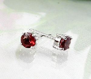 factory sterling silver garnet stud earring amethyst jade bracelet ruby prehnite r