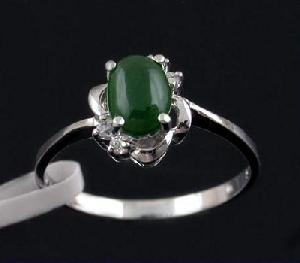 Factory For Sterling Silver Natural Jadeite Ring, Olivine Bracelet, Sapphire Earring