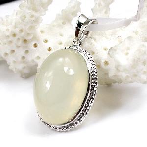 Factory For Sterling Silver Natural Moonstone Pendant, Brass Cz Jewelry, Natural Gem Stone Jewelry