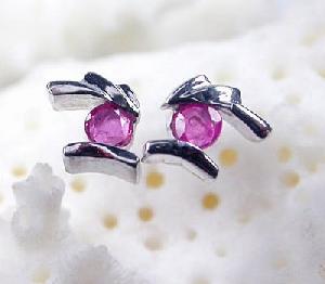 Factory For Sterling Silver Natural Ruby Stud Earring, Olivine Ring, Sapphire / Amethyst Pendant