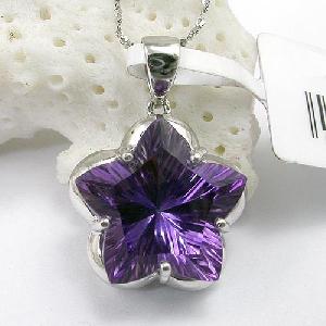 Manufacturer For 925 Silver Natural Amethyst Pendant, Blue Topaz / Garnet Earring