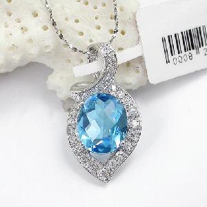 Manufacturer For 925 Silver Natural Blue Topaz Pendant, Agate Pendant, Ruby / Blue Topaz Ring