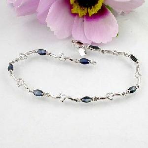 Manufacturer For 925 Silver Natural Sapphire Bracelet, Blue Topaz / Oonstone / Jade / Garnet Earring