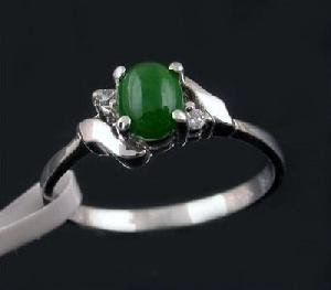 Manufacturer For Sterling Silver Natural Jadeite Ring, Amethyst / Chalcedony / Sapphire Earring