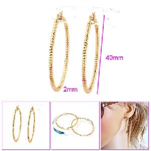 18k gold plating brass hoop earring ring pendant bracelet fashion jewelry cz