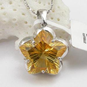 Sell 925 Silver Natural Citrine Pendant, Jadeite / Rainbow Stone / Agate Ring Earring Bracelet