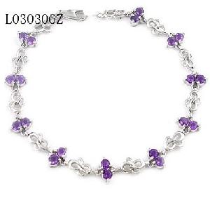 925 silver amethyst bracelet garnet pendant sapphire earring ring