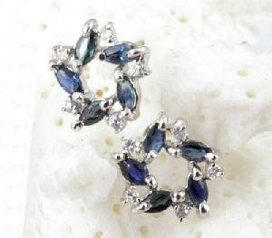 925 silver sapphire stud earring olivine necklace amethyst bracelet agate ring