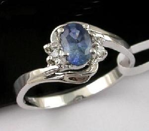 Sell 925 Silvernatural Sapphire Ring, Blue Topaz Earring, Amethyst Pendant, Smoky Quartz Ring