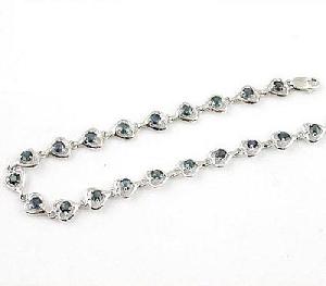 sterling silver sapphire bracelet moonstone ring blue topaz earring olivine jewelry