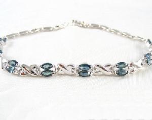 Sell Sterling Silver Natural Sapphire Bracelet, Ruby Ring, Sapphire Necklace, Jade Pendant