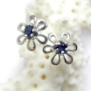 Sell Sterling Silver Natural Sapphire Earring, Prehnite Ring, Tourmaline / Citrine / Blue Topaz Earr