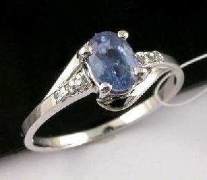 Sell Sterling Silver Natural Sapphire Ring, 18kgold Earring, Natural Gem Stone Bracelet