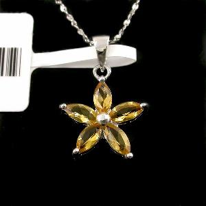 Factory For Sterling Silver Natural Citrine Pendant, Sapphire Stud Earring, Amethyst Ring,