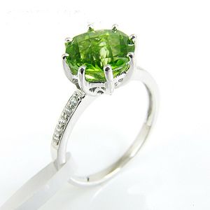 Manufacturer For Sterling Silver Natural Olivine Ring, Ruby Earring, Prehnite / Garnet Pendant