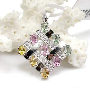 Sell Sterling Silver Color Gemstone Pendant, Ruby Ring, K Gold Ring, Brass Cz Jewelry
