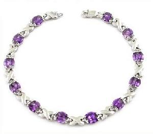 Sell Sterling Silver Natural Amethyst Bracele, Jadeite Earring, Citrine Necklace, Amethyst Ring