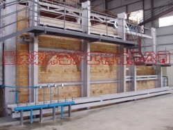 glass melting furnace line