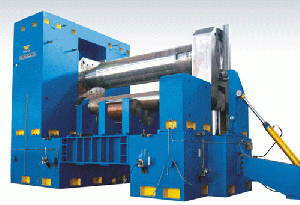 Horizontal Down Roller Adjust 3-roller Rolling Machine