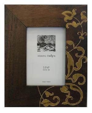 Carved Wood Photo Frame Fm113-sm02