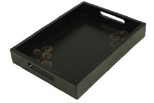 carved wood serving tray tm027 ls06 bs