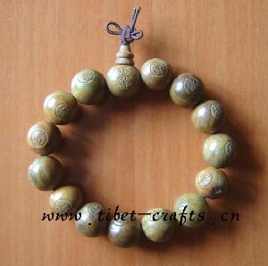 sandalwood wrist mala