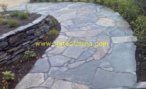 Black Random Slate Paving From Slateofchina