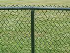 Dark Green Pvc Coated Chain Link Fence Mesh On Sale