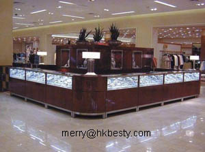 brown jewelry store display showcases power led lighting cold coloures