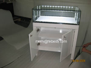 Single Jewelry Display Counter Showcases