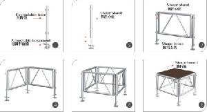 Movable Portable Aluminium Stage