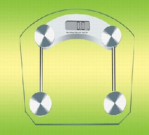 Bathroom Scales, Capacity 150kg / 0.1kg, 330lb / 0.2lb Tempered Glass