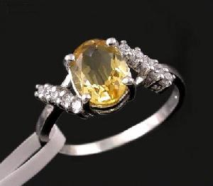 Factory For Sterling Silver Natural Citrine Ring, Sapphire Earring, Prehnite / Jadeite Ring, Jewelry