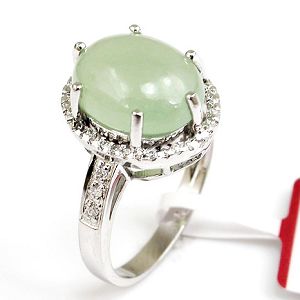 Factory For Sterling Silver Natural Jadeite Ring, Jewelry Set, Prehnite / Jadeite Earring, Garnet Ri