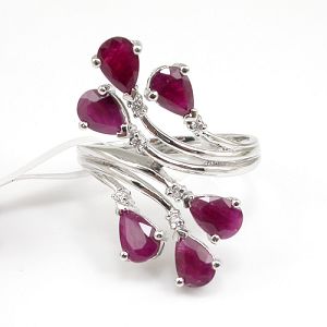 Factory For Sterling Silver Natural Ruby Ring, Amethyst Earring, Tourmaline Ring, Blue Topaz Necklac