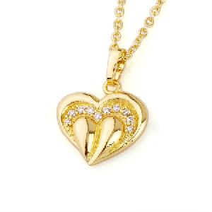 18k gold plating brass cubic zirconia pendant fashion ring earring necklace cz jewelry