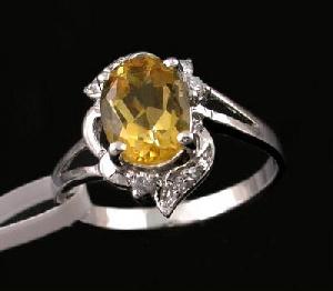 Sell Rhodium Plated Sterling Silver Natural Citrine Ring, Prehnite / Amethyst Ring, Bracelet, Pendan