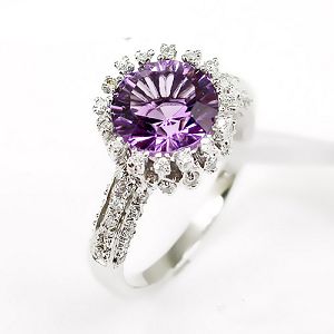 Sell Sterling Silver Natural Amethyst Ring, Citrine / Blue Topaz / Pendant, Ring, Sapphire Bracelet