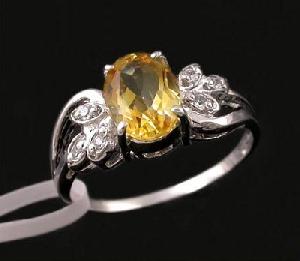 Sell Sterling Silver Natural Citrine Ring, Brass Cz Jewelry, Ruby Ring, Earring, Tourmaline Pendant