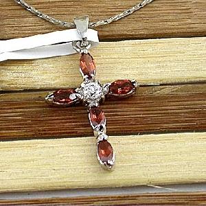 Sell Sterling Silver Natural Garnet Pendant, Blue Topaz Ring, Olivine / Sapphire Earring, Pendant