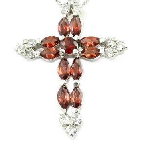 Sell Sterling Silver Natural Garnet Pendant, Various Gemstone Are Available