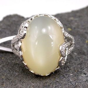 Sell Sterling Silver Natural Moonstone Ring, Olivine Bracelet, Tourmaline Ring, Citrine Earring, Pen