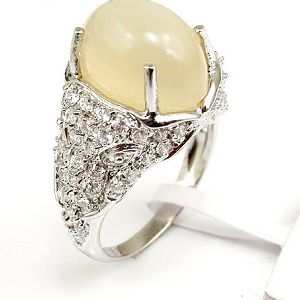 Sell Sterling Silver Natural Moonstone Ring, Olivine Ring, Garnet / Tourmaline Pendant, Bracelet, Be