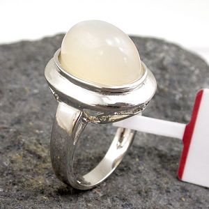 Sell Sterling Silver Natural Moonstone Ring, Prehnite Ring, Olivine Pendant, Garnet Jewelry Set