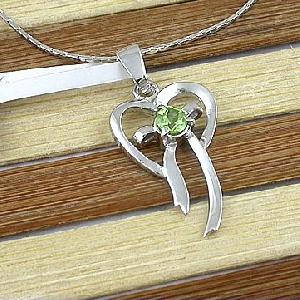 Sell Sterling Silver Natural Olivine Pendant, Amethyst Ring, Olivine Pendant, Tourmaline Ring, Earri